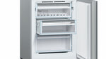 Bosch 800 Series 24" 10 Cu. Ft. White Glass Counter-Depth Bottom-Freezer Refrigerator - B10CB81NVW