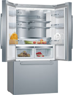 Bosch 800 Series 36" 20.8 Cu. Ft. Stainless Steel Counter-Depth French Door Refrigerator - B36CT80SNS