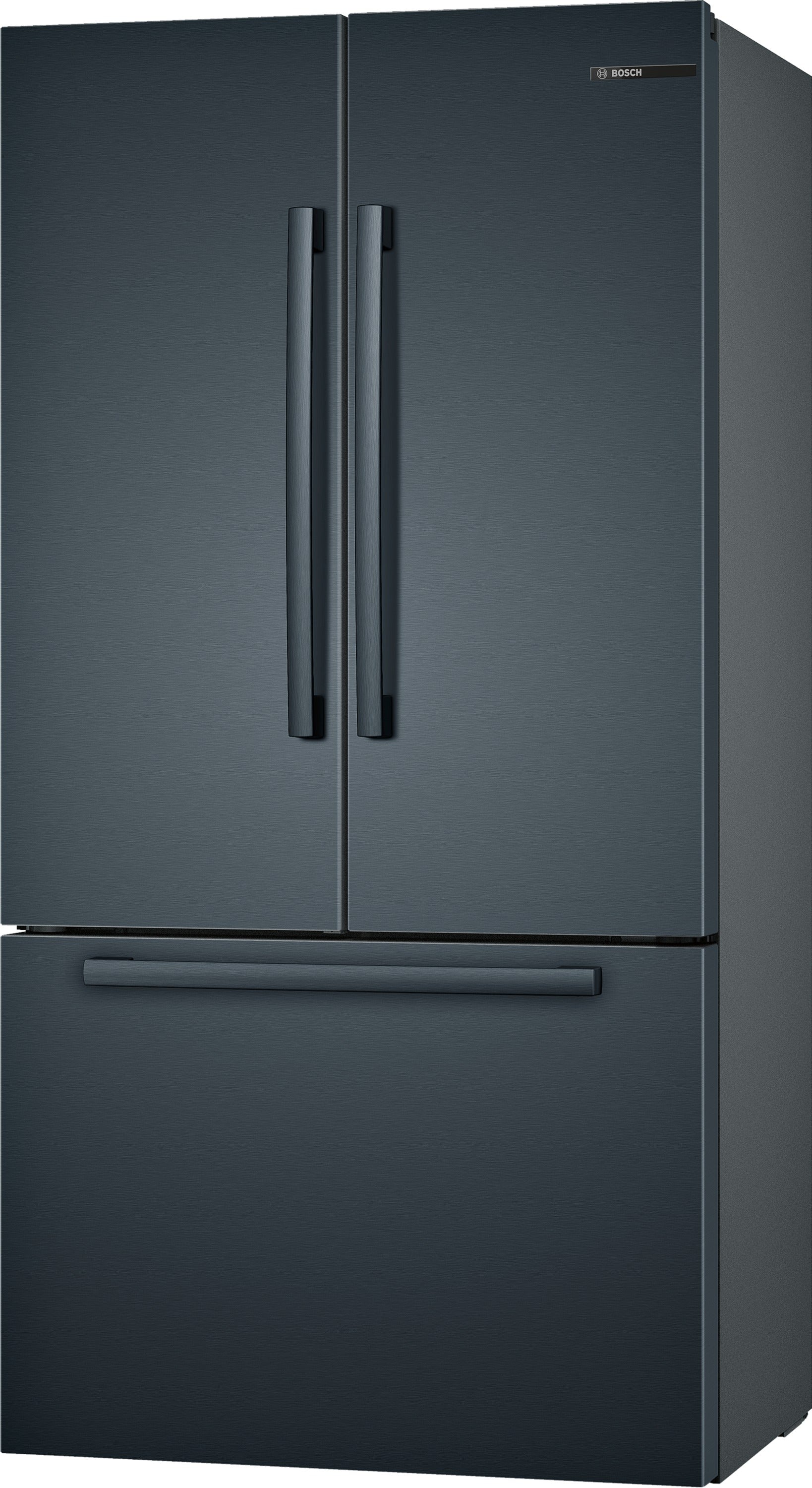 Bosch 800 Series 36"  20.8 Cu. Ft. Black Stainless Steel Counter-Depth French Door Refrigerator - B36CT80SNB