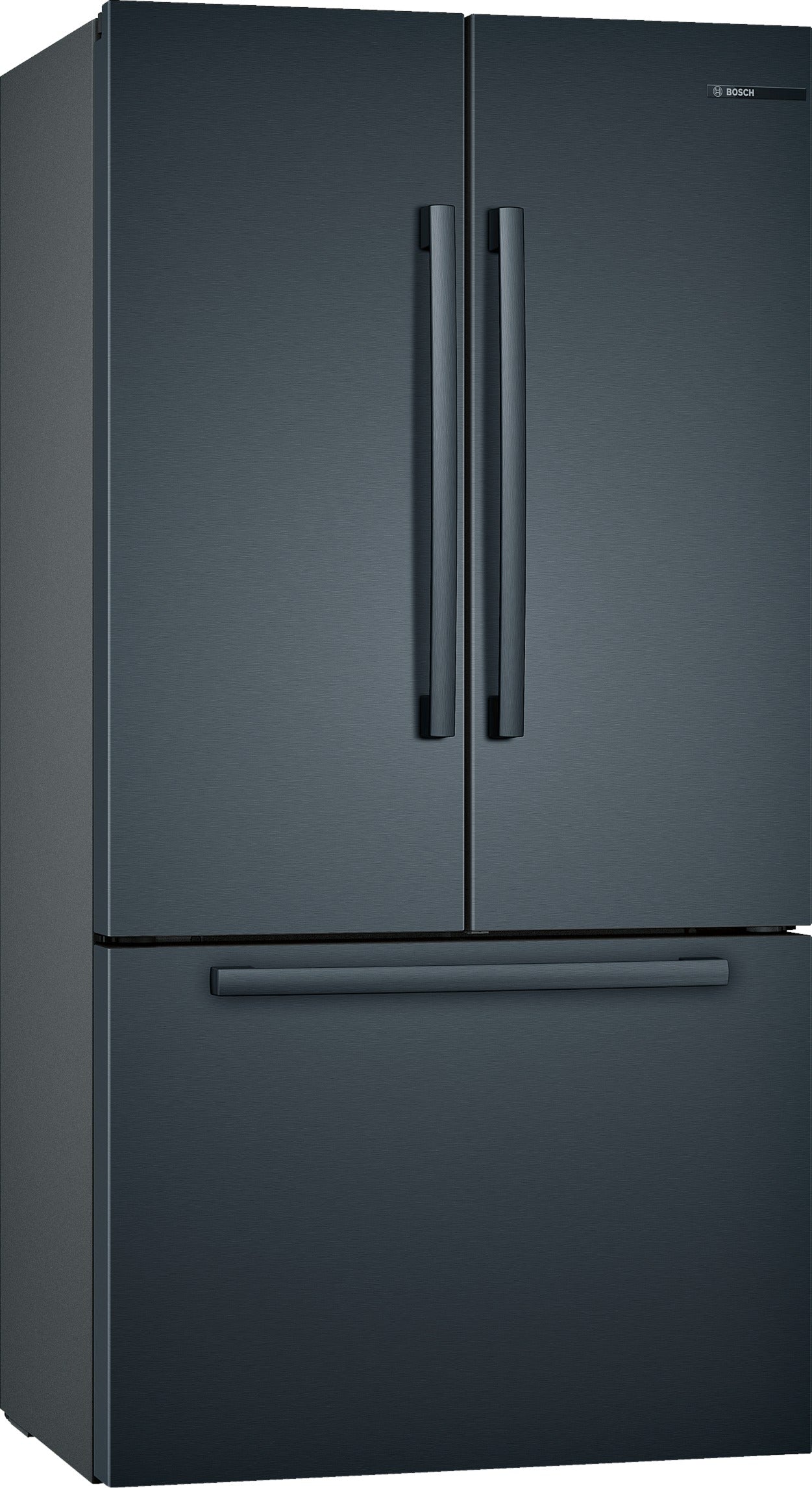 Bosch 800 Series 36"  20.8 Cu. Ft. Black Stainless Steel Counter-Depth French Door Refrigerator - B36CT80SNB