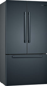 Bosch 800 Series 36"  20.8 Cu. Ft. Black Stainless Steel Counter-Depth French Door Refrigerator - B36CT80SNB