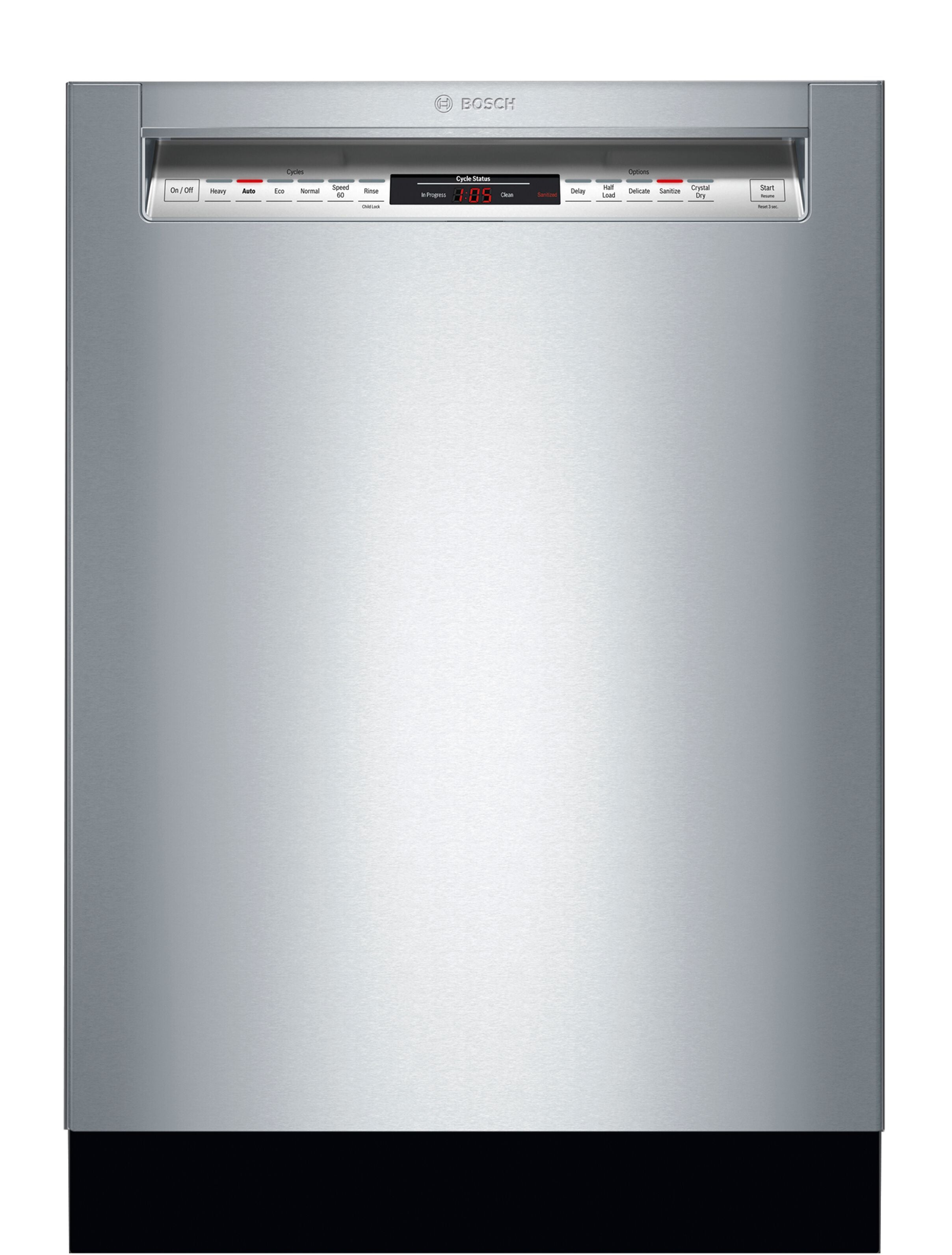 Bosch 800 Series Dishwasher 24'' Stainless Steel Dishwasher - SHEM78Z55N