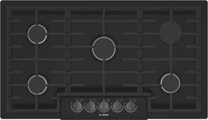 Bosch Série 800 Surface de cuisson au gaz 36 po acier inoxydable noir NGM8646UC