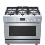 Bosch 36" Industrial Style Gas Range Stainless Steel - HGS8655UC