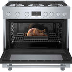 Bosch 36" Industrial Style Gas Range Stainless Steel - HGS8655UC