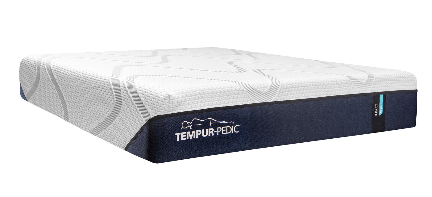 Tempur-Pedic React Medium Firm Twin Mattress and Boxspring Set