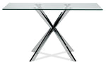 Darron Dining Table - Chrome