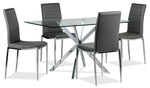 Darron 5-Piece Dining Set - Slate