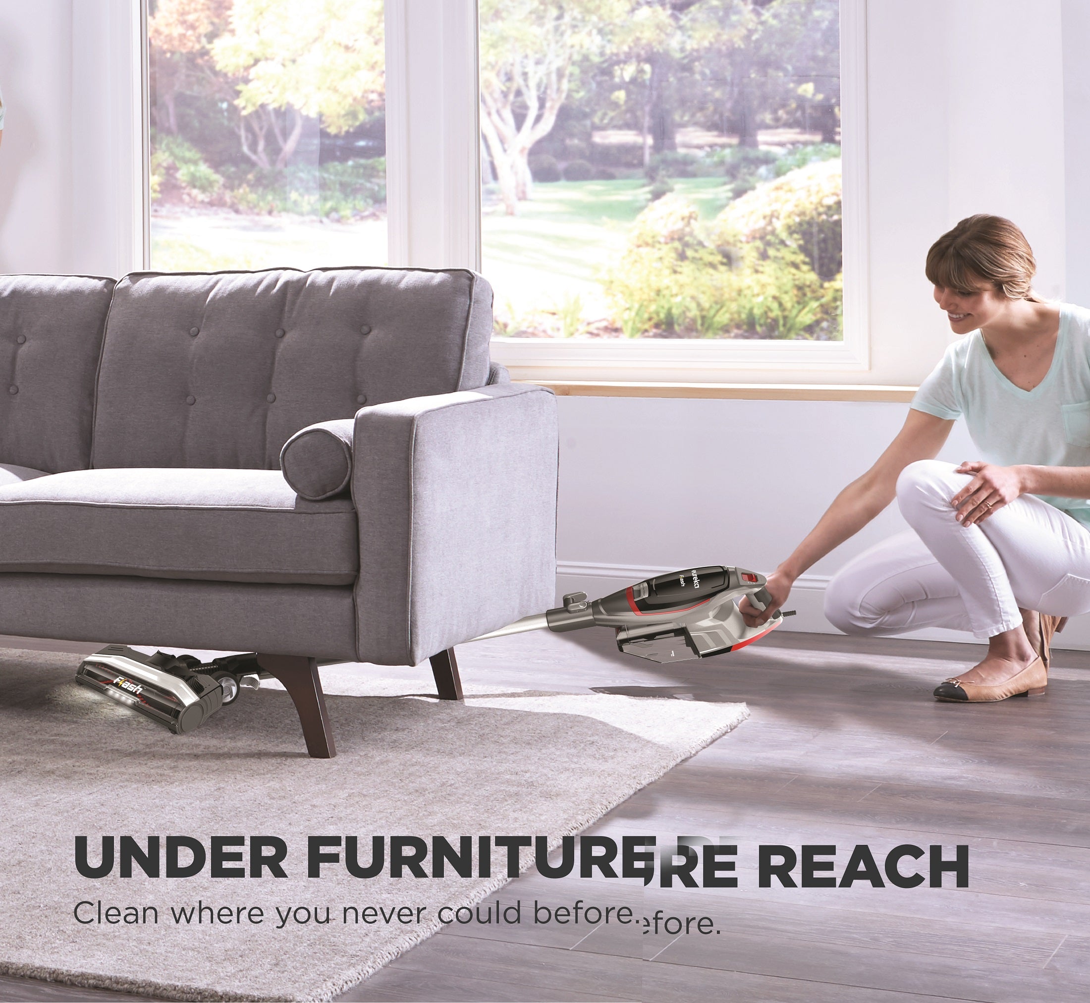 Eureka Flash Powerful Corded 2-in1 Stick & Lightweight Handheld Vacuum - NES512C