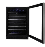 Danby Stainless Buit-In Under-Counter 60 Bottles Wine Cooler - DWC057A1BSS
