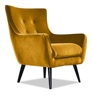 Maja Fauteuil d'appoint - jaune