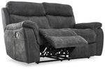 Morrow II Reclining Sofa and Loveseat Set - Grey