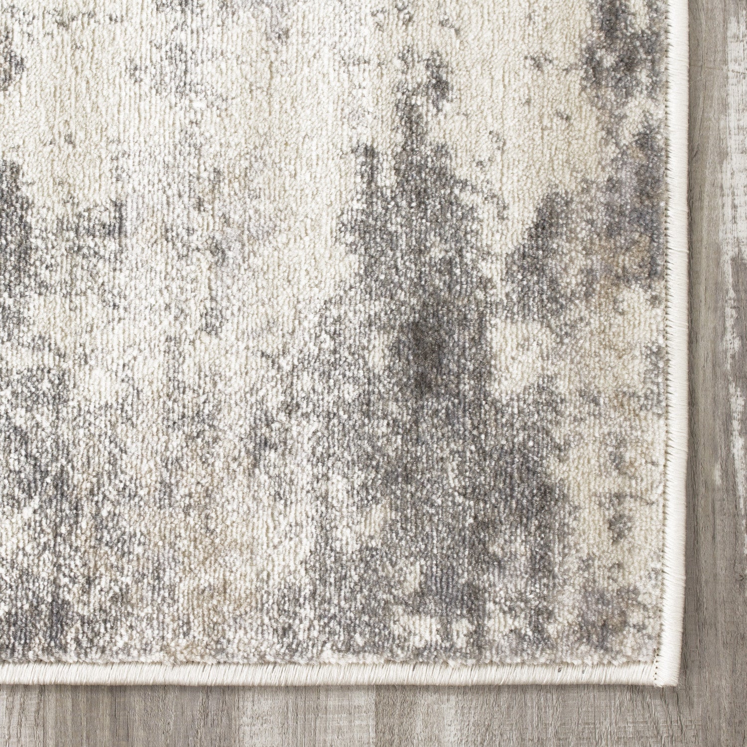 Adele 7'10" X 10'6" Faded Storm Rug - Cream Grey Area Rug