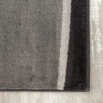 Paladin Drifts Area Rug - 5' X 8' - Black Grey