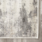 Adele 1'11" X 3'7" Faded Storm Rug - Cream Grey Area Rug