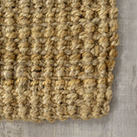 Jute Chunky Boucle Area Rug - 5' X 8' - Beige