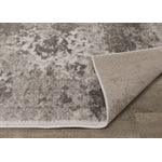 Paladin 5'3" X 7'7" Distressed Traditional Rug - Grey White Area Rug