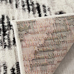 Meridian Diamond Distressed Area Rug - 8' X 11' - Grey