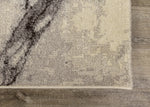 Mirza Marble Profile Area Rug - 8' X 11' - Cream/Grey