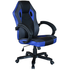 Carter Chaise de bureau – bleu et noir
