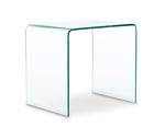 Flow II 23.75" End Table - Glass