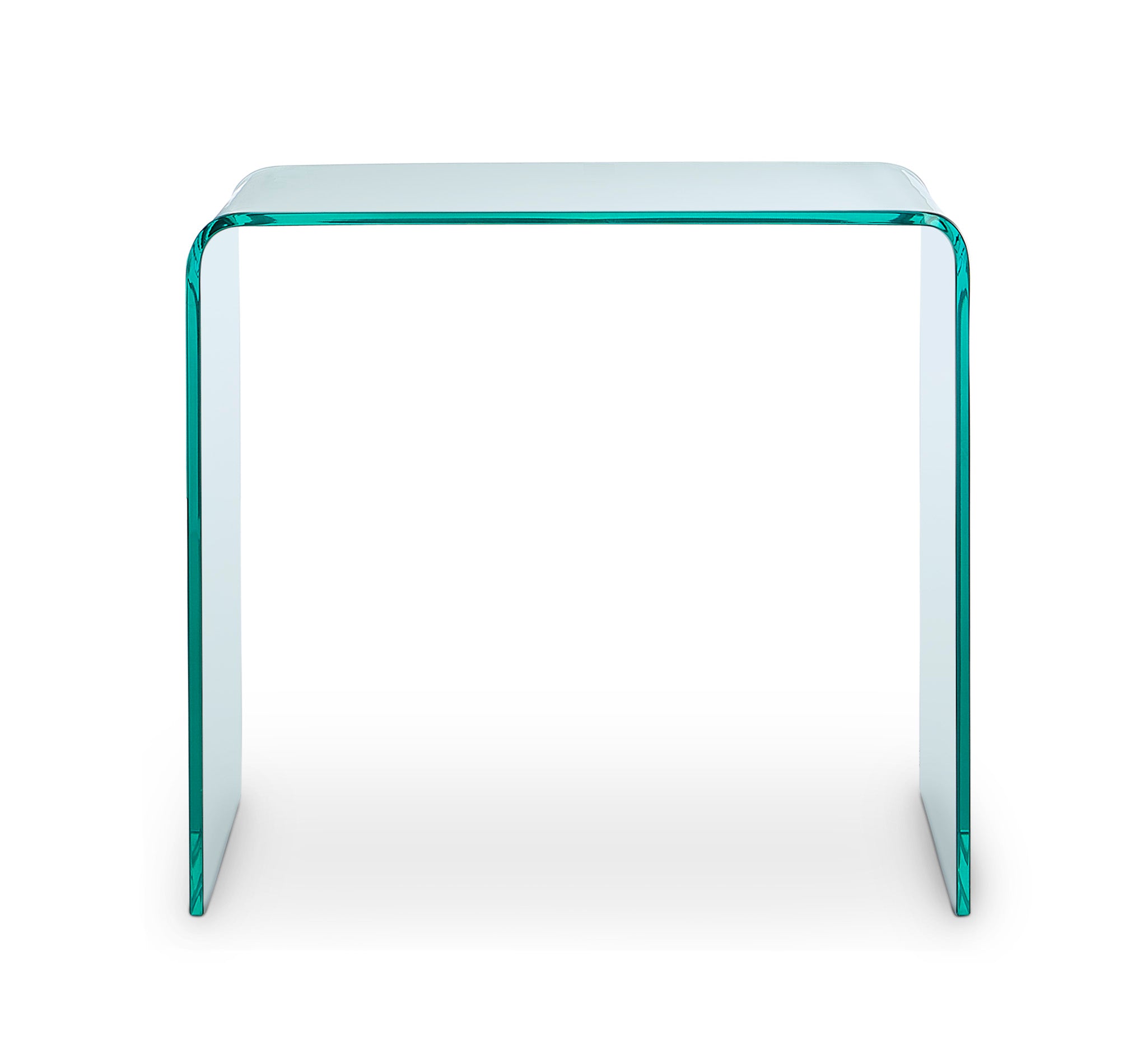 Flow II 23.75" End Table - Glass