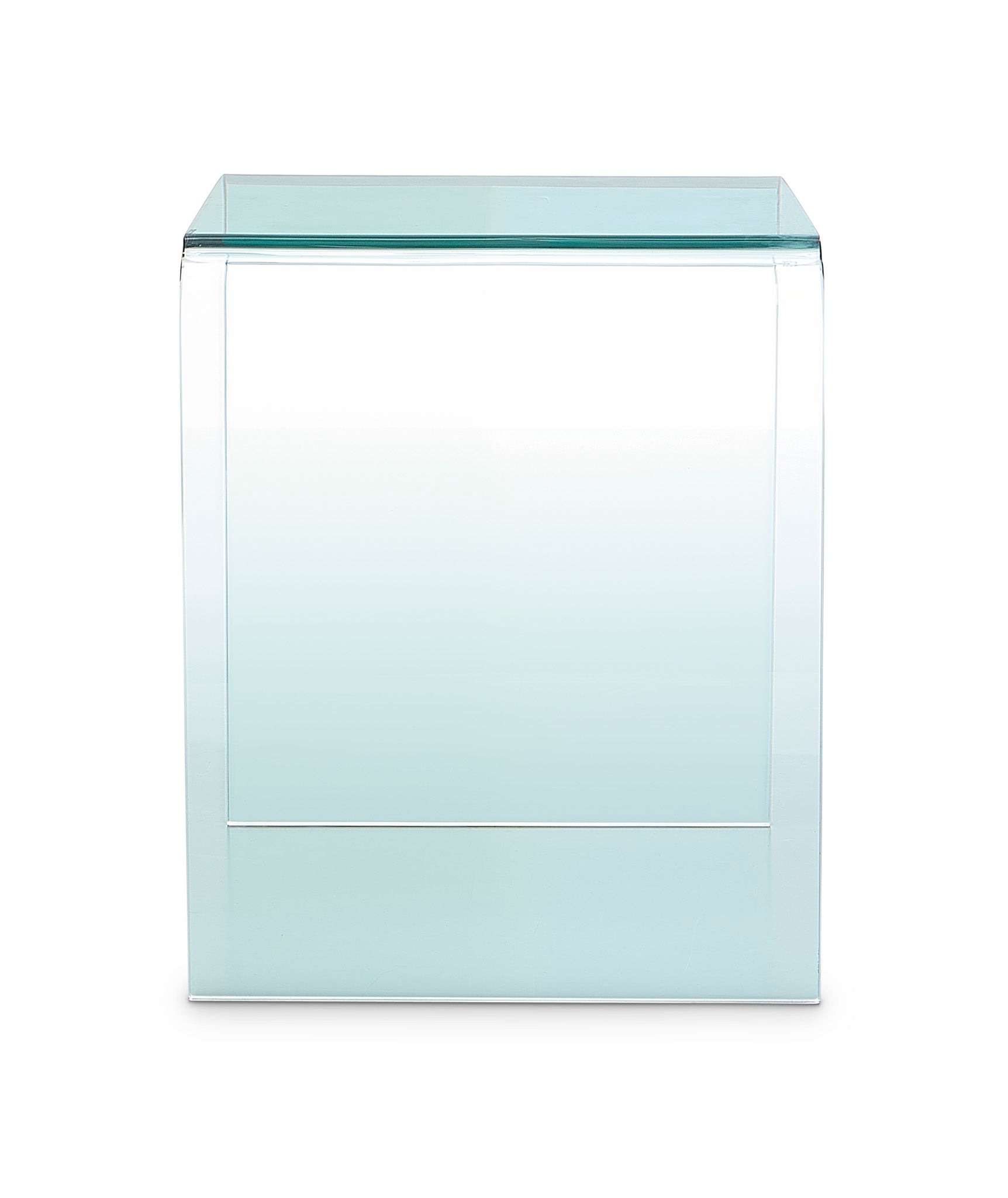 Flow II 23.75" End Table - Glass