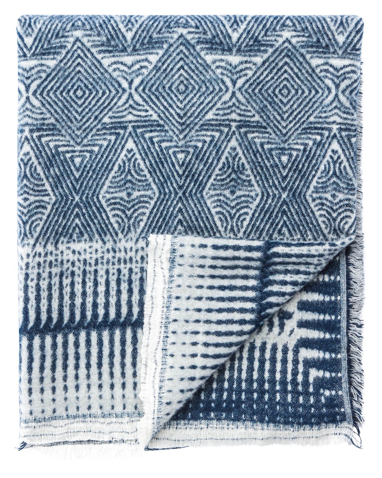 Baycrest Throw - Vaporous Grey /Dress Blues