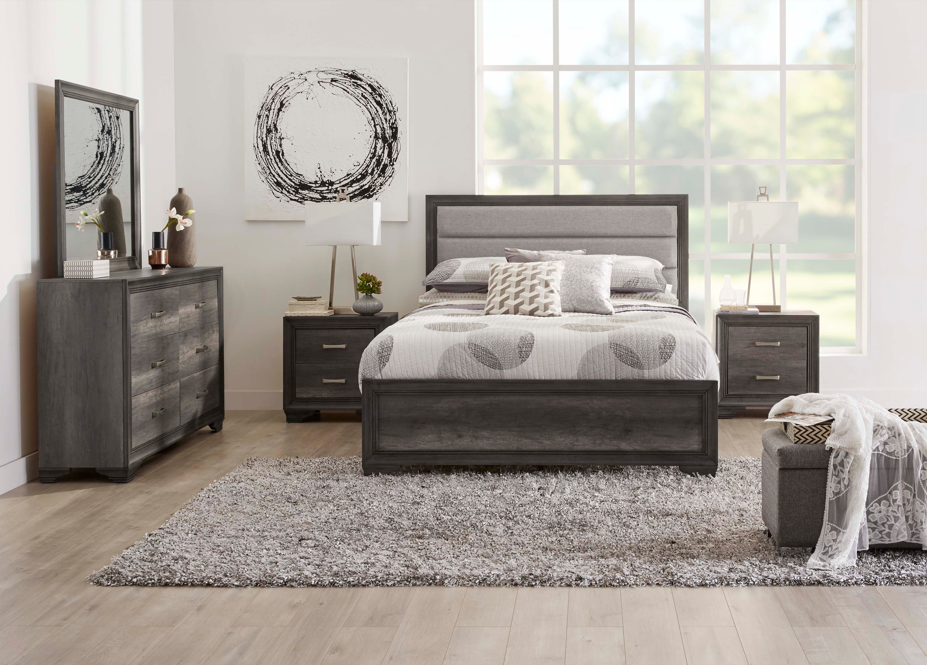 Sophie 6-Piece Queen Bedroom Package - Weathered Grey