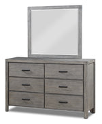 Copeland 6-Piece King Storage Bedroom Package - Wire-Brushed Grey