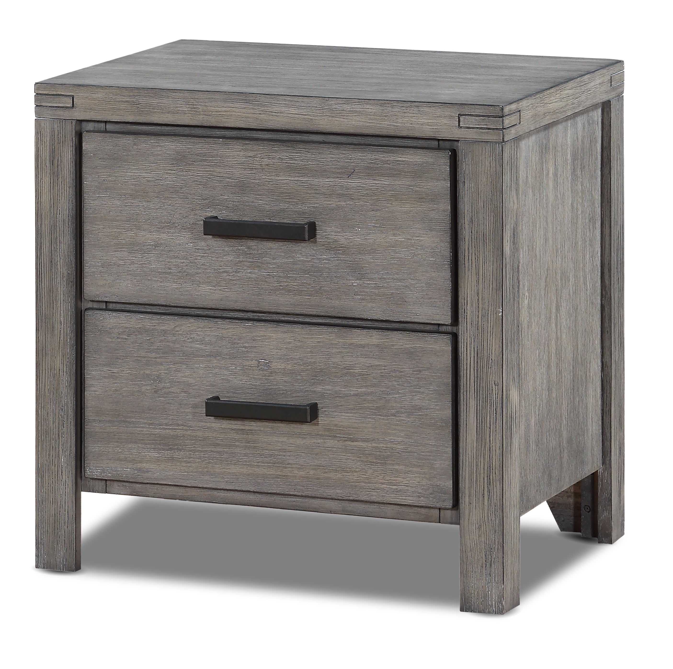 Copeland 6-Piece King Storage Bedroom Package - Wire-Brushed Grey