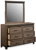 Rossco Mirror - Rustic Oak