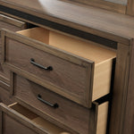 Rossco 6-Drawer Dresser - Rustic Oak