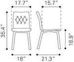 Juarez - I Dining Chair - Pea - Set Of 2