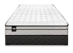 Sealy Shimmery Cushion Firm Twin Mattress and Boxspring Set