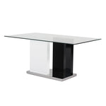 Atlas Dining Table - Black, White