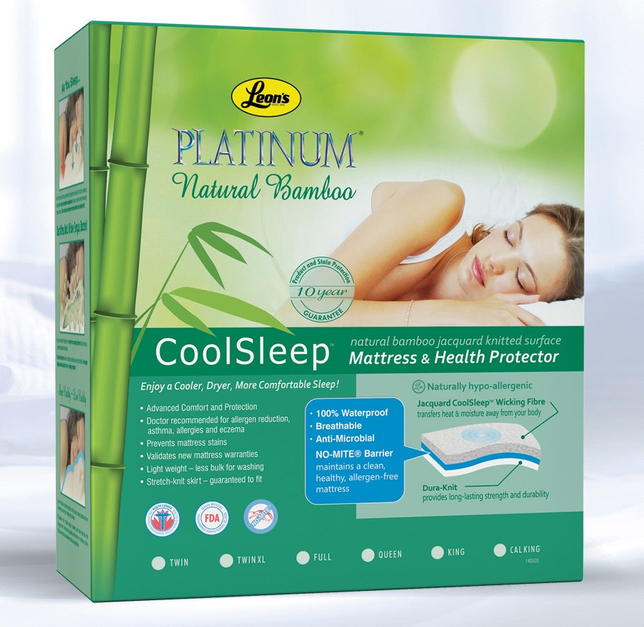 Platinum Twin XL Mattress Health Guard - Bamboo