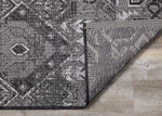 Jango Indoor/Outdoor Geometric Area Rug - 5' X 7' - Grey/Black