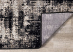 Ariel Grey Cream Distressed Rug, 5'1" X 7'7" Area Rug