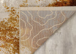 Pollo Distressed Abstract Area Rug - 5' X 8' Cream/Orange