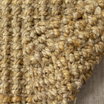 Jute Chunky Boucle Area Rug - 8' X 11' - Beige