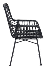 Erwood Outdoor Dining Arm Chair - Black - Set of 2