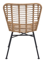 Rosthern Outdoor Dining Chair - Natural/Black - Set of 2