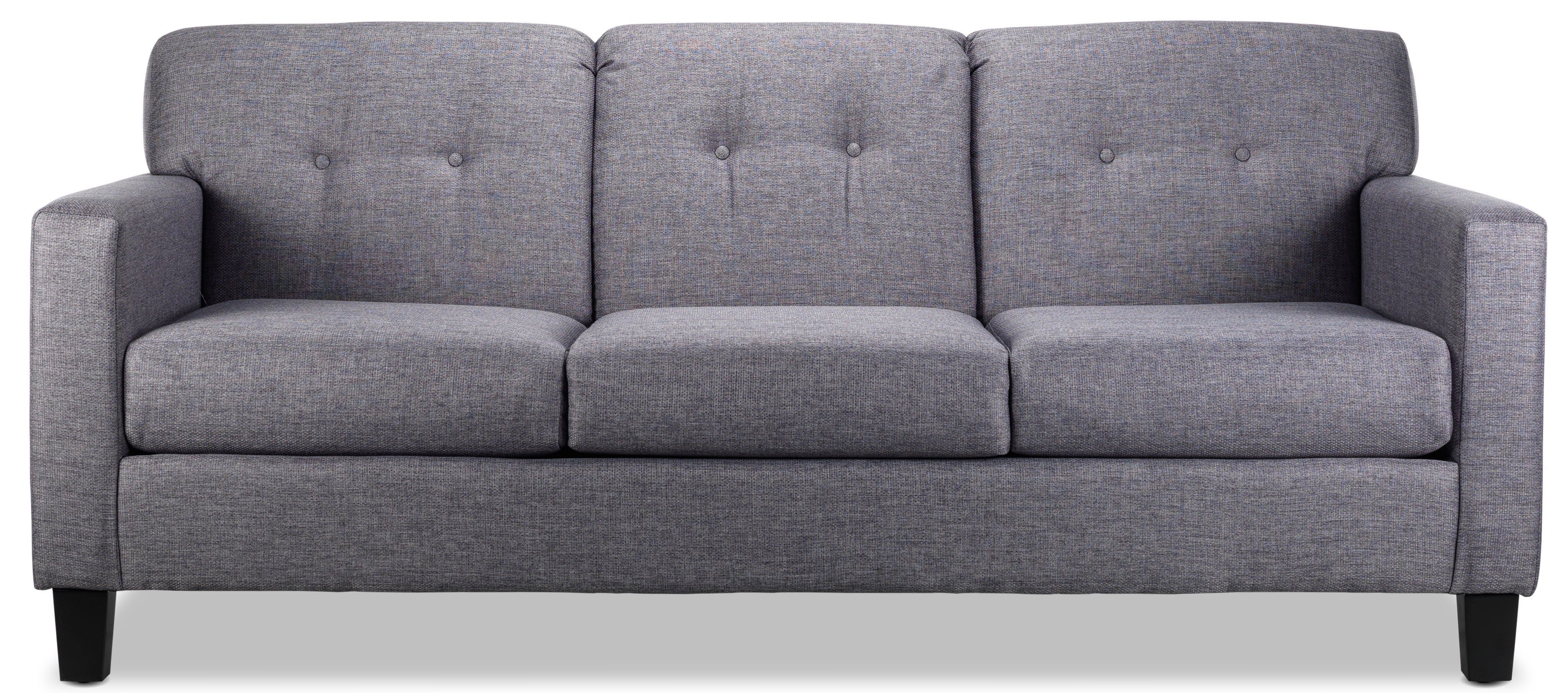 Merlin Sofa and Loveseat Set - Grey