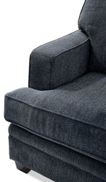 Anatasia 2-Piece Sectional with Right-Facing Chaise - Navy