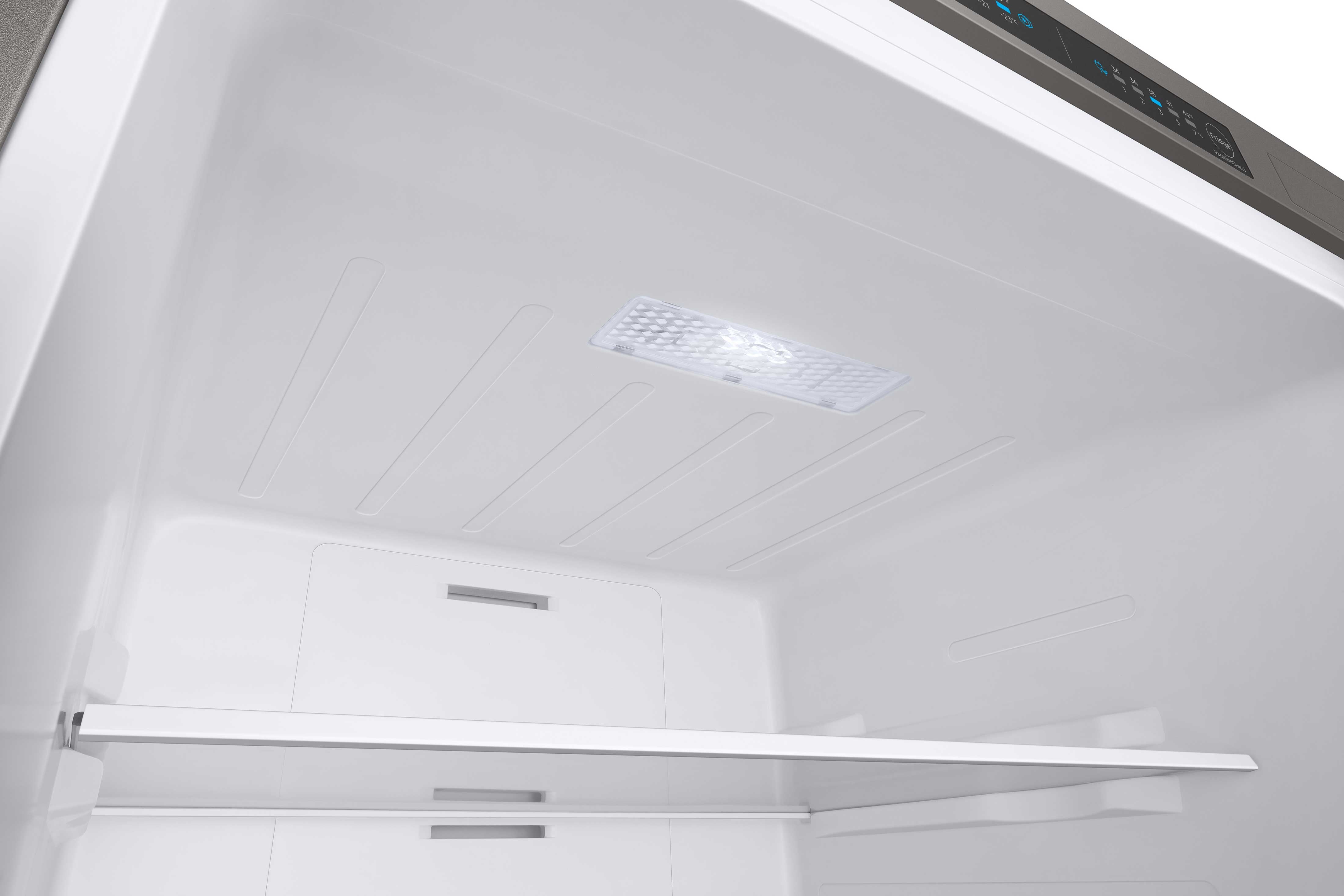 Samsung 23.37" 11.3 Cu. Ft. Stainless Steel 2-Door Bottom-Freezer Refrigerator - RB10FSR4ESR/AA