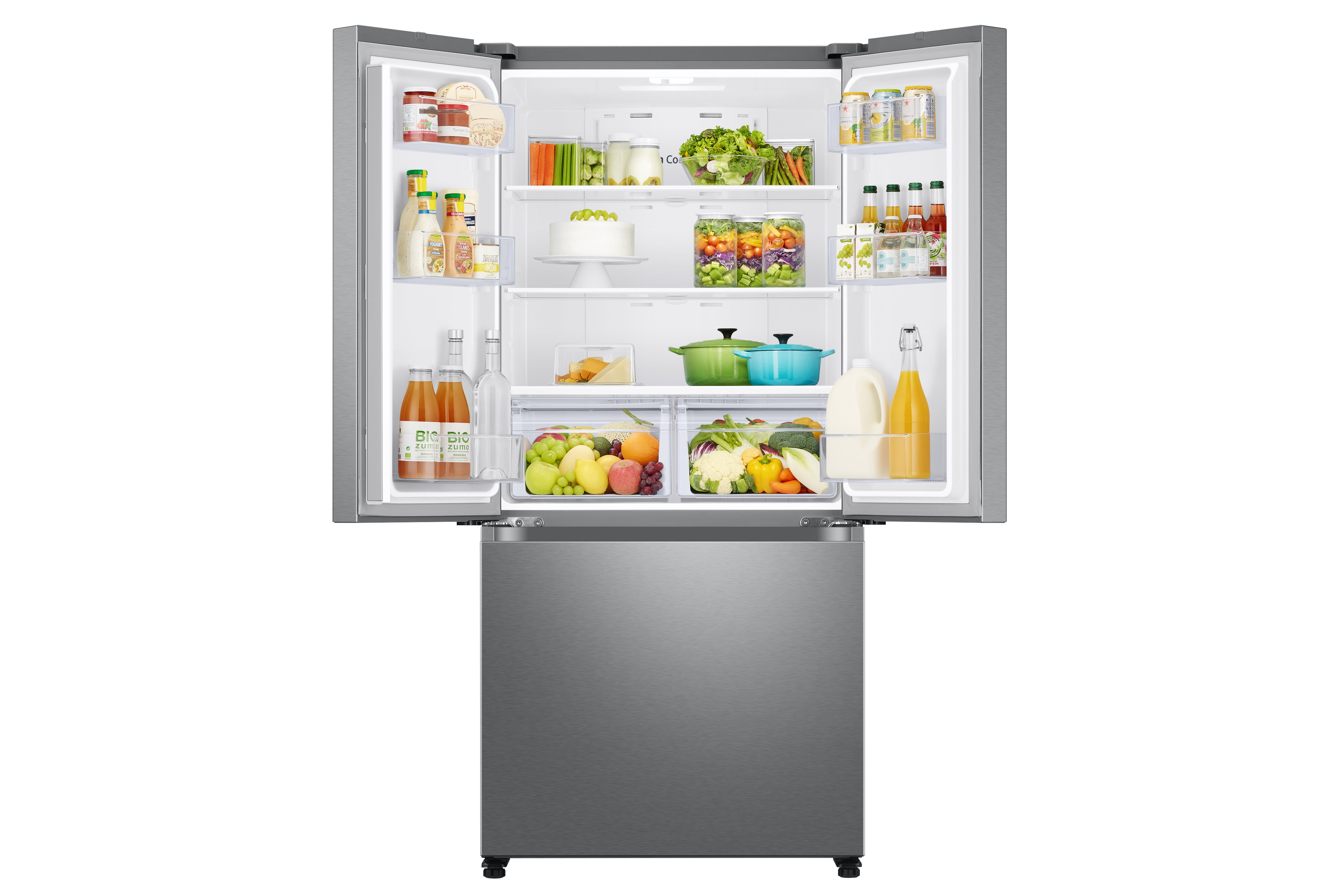 Samsung 33" 17.5 Cu. Ft. Stainless Steel Counter-Depth French Door Refrigerator - RF18A5101SR/AA