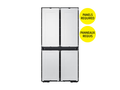 Samsung Réfrigérateur intelligent BESPOKE 22,8 pi³ 4 portes FlexMC à profondeur de comptoir (sans les panneaux) RF23A9675AP/AC
