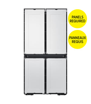 Samsung Réfrigérateur intelligent BESPOKE 22,8 pi³ 4 portes FlexMC à profondeur de comptoir (sans les panneaux) RF23A9675AP/AC