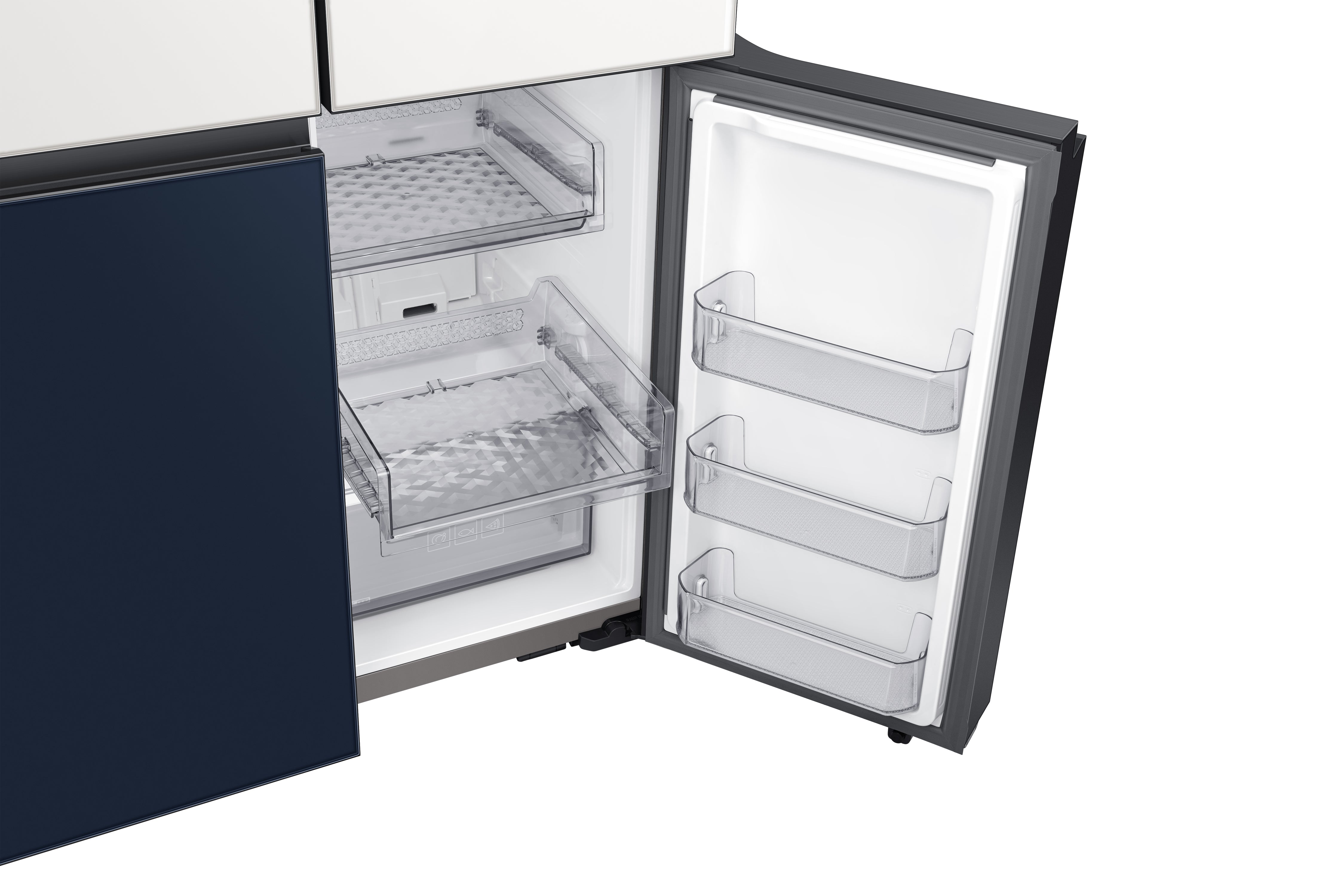 Samsung Smart Counter Depth BESPOKE 4-Door Flex™ Refrigerator and Samsung 43" The Frame TV